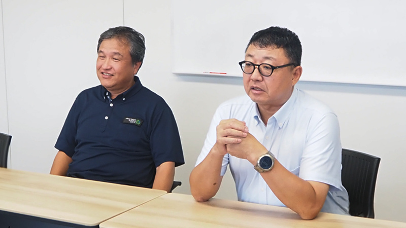 福永様と西濱様インタビューシーン