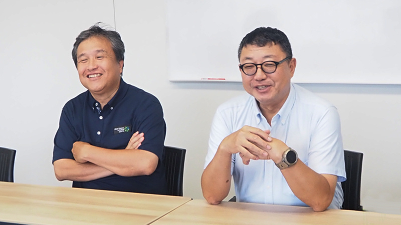 福永様と西濱様インタビューシーン