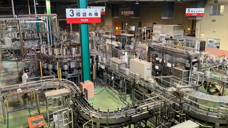 キリンビール取手工場